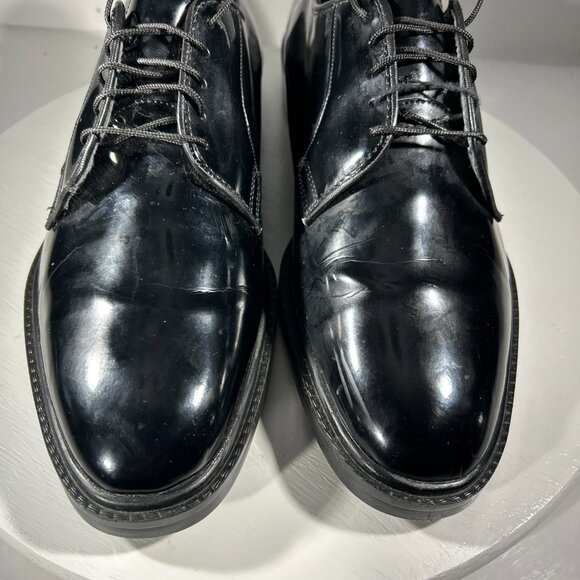 Capps High Gloss Shoes Mens Size 10 D Shiny Military Dress Uniform - USED TWICE - Picture 4 of 14